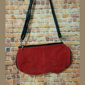 Bijoux Terner Suede Leather Barrel Crossbody